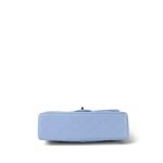 21C Sky Blue Lambskin Quilted Classic Flap Small Light Gold Hardware - Image 8