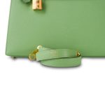 Kelly Sellier 25 Vert Criquet Veau Epsom Gold Plated Y Stamp - Image 4