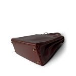 Vintage Kelly 28 Rouge H Box Calfskin Gold Plated (W) Stamp - Image 11