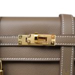 Kelly 25 Sellier Etoupe Veau Epsom Gold Plated Z Stamp - Image 7