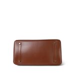 Birkin 35 Noisette Box Calfskin Gold Plated E Square Stamp - Image 11