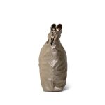 Gold Calfskin Quilted 22 Hobo Bag Small Light Gold Hardware - Image 2
