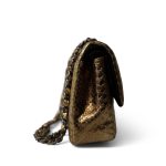 Gold Python Classic Double Flap Medium - Image 6