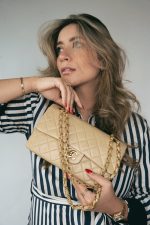 Vintage Beige Lambskin Quilted Classic Flap Small GHW - Image 10