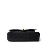 Black Caviar Quilted Classic Flap Medium Gold Hardware - Image 9