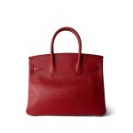 Birkin 30 Rouge Vif Ardennes Gold Plated [D] Stamp - Image 11