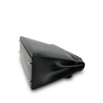 Kelly 32 Black Box Calfskin Gold Plated Y Circle Stamp - Image 17