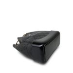 Black Aged Calfskin Quilted Gabrielle Backpack Small Mixed Hardware - Image 9