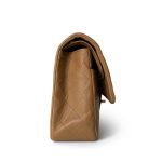 Vintage Caramel Lambskin Quilted Classic Flap Medium GHW - Image 8