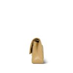 Beige Lambskin Quilted Classic Flap Medium GHW - Image 4