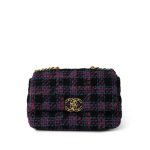 22K Multicolor Tweed Quilted 19 Flap Mixed Hardware Small