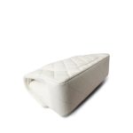 White Caviar Quilted Classic Flap Small LGHW - Image 9