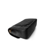 Black Caviar Quilted Classic Flap Small Gold Hardware - Image 7
