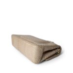Iridescent Beige Python Classic Flap Medium LGHW - Image 9