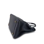 Birkin 30 Bleu Nuit Togo Gold Plated D Stamp - Image 13