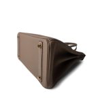 Birkin 30 Etoupe Veau Togo Gold Plated B Stamp - Image 10