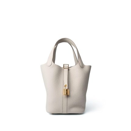 Picotin Lock 18 Beton Taurillon Clemence Gold Plated U Stamp