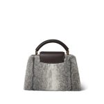 Louis Vuitton Capucines BB Brown/White Mink Taurillon Gold Hardware - Image 5