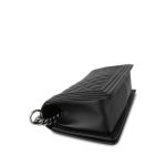 Black Caviar Quilted Boy Bag Old Medium Ruthenium HW - Image 11