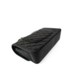 Black Caviar Quilted Classic Flap Medium GHW - Image 8