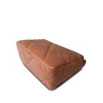 21K Caramel Lambskin Quilted 19 Flap Small Mixed Hardware - Image 11