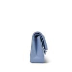 21C Blue Lambskin Quilted Classic Flap Small LGHW - Image 4