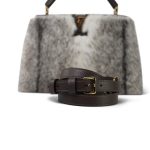 Louis Vuitton Capucines BB Brown/White Mink Taurillon Gold Hardware - Image 9