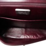 Bronze/Burgundy Alligator Single Flap Jumbo Ruthenium Hardware - Image 13
