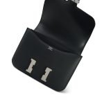 Constance 24  Black Epsom Palladium Plated C Stamp - Image 13