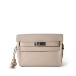Kelly Messenger Bag Beton B Stamp Palladium Plated - Image 6