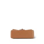 23P Light Caramel Lambskin Quilted Mini Top Handle Light Gold Hardware - Image 2