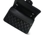So Black Lambskin Quilted Classic Flap Small - Image 16