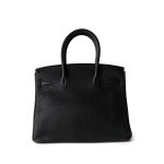 Birkin 30 Black Togo Gold Plated Y Stamp - Image 8