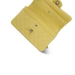 20S Yellow Caviar Quilted Classic Flap Small LGHW - Image 15