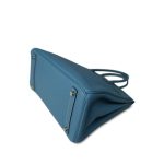 Birkin 30 Blue Jean Togo Palladium Plated [E] Stamp - Image 11