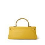 Shoulder Kelly 40 Jaune Ambre Taurillon Clemence Gold Plated N Square Stamp - Image 7