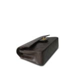 Brown Lambskin Quilted Classic Flap Medium Gold Hardware - Image 12