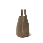 In The Loop 18 Etoupe Taurillon Clemence/Swift Gold Plated B Stamp - Image 3
