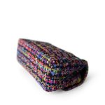 24S Multicolor Sequin Tweed Quilted Rectangular Mini Flap LGHW - Image 6