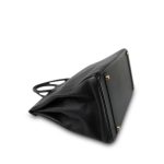 Birkin 40 Noir Clemence Gold Plated [B] Stamp - Image 16
