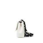 White Caviar Quilted My Everything Flap Black Hardware - Image 8