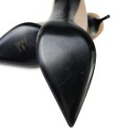 SAINT LAURENT Patent Classic Paris 105 Escarpin Pumps 38 Nude - Image 8