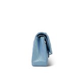 Pearly Blue Calfskin Classic Flap Medium Light Gold Hardware - Image 8