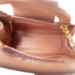 Pink Denim Nano Kelly Shopper Aged Gold Hardware - Image 9
