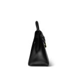 Kelly Sellier 28 Black Box Calfskin Gold Plated (U) Stamp - Image 24