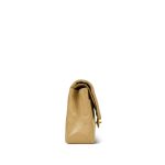 Beige Lambskin Quilted Classic Flap Medium GHW - Image 8
