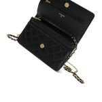 Black Caviar Quilted Wallet on Chain WOC GHW - Image 4