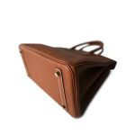 Birkin 30 Gold Veau Togo Gold Plated U Stamp - Image 8