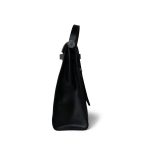 Herbag Zip PM 31 Black and Ecru Toile H Berline Vache Hunter Palladium Plated Z Stamp - Image 6