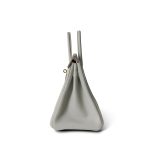 Birkin 25 Gris Perle Togo Gold Plated Z Stamp - Image 3
